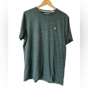 Abercrombie & Fitch Heathered Green Tee Shirt Size XL